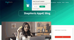 Desktop Screenshot of blogs.shephertz.com